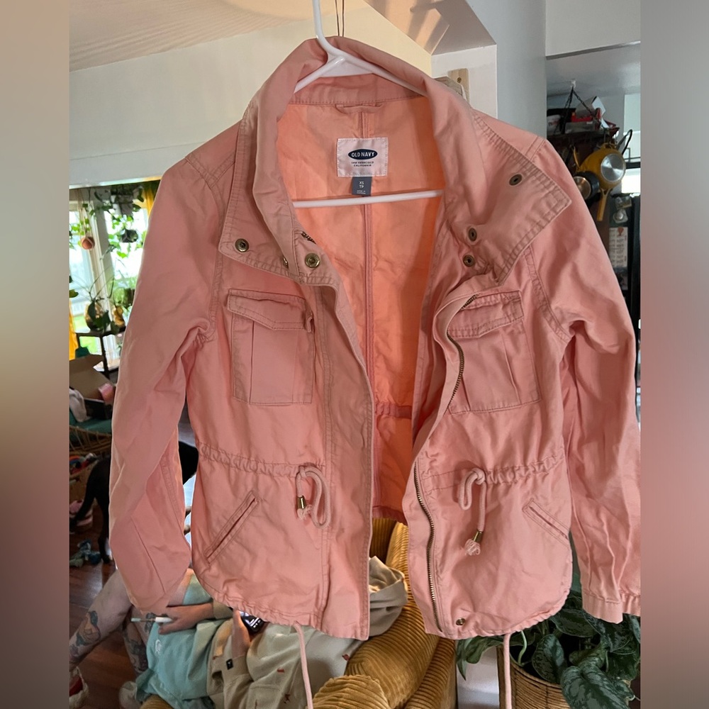 Peach old navy jacket